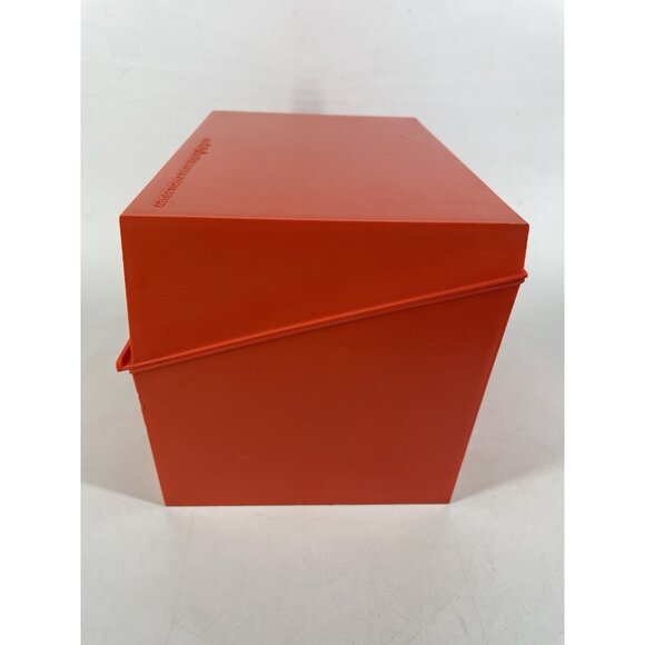 Betty Crocker Recipe Card Library Red/Orange Box 70's Vng Retro - Picture 2 of 16